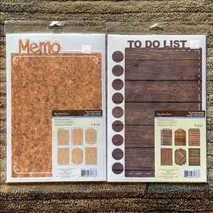 NWT | Recollections To Do List and Memo Labels